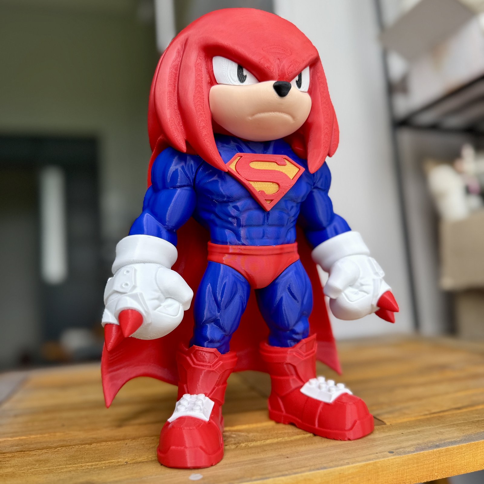 Knuckles Fan Art (No Ams-Multiparts/3Mf)
