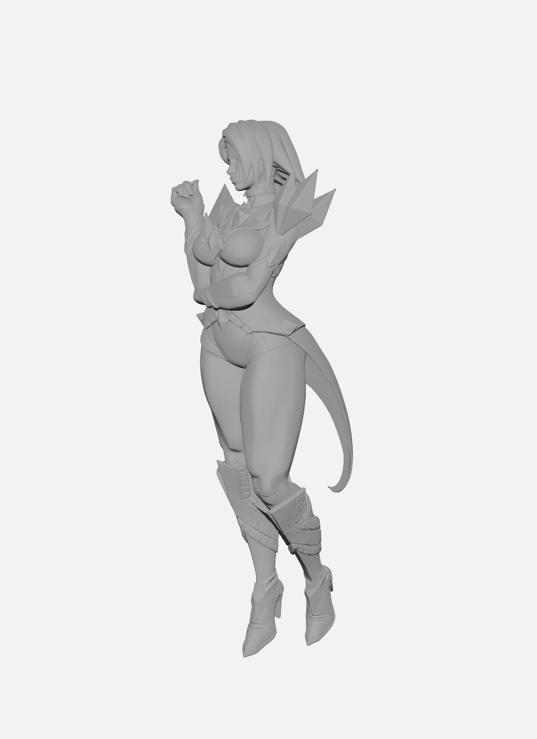 Emma Frost Marvel Rivals Skin Default Escultura/Action Figure 3D