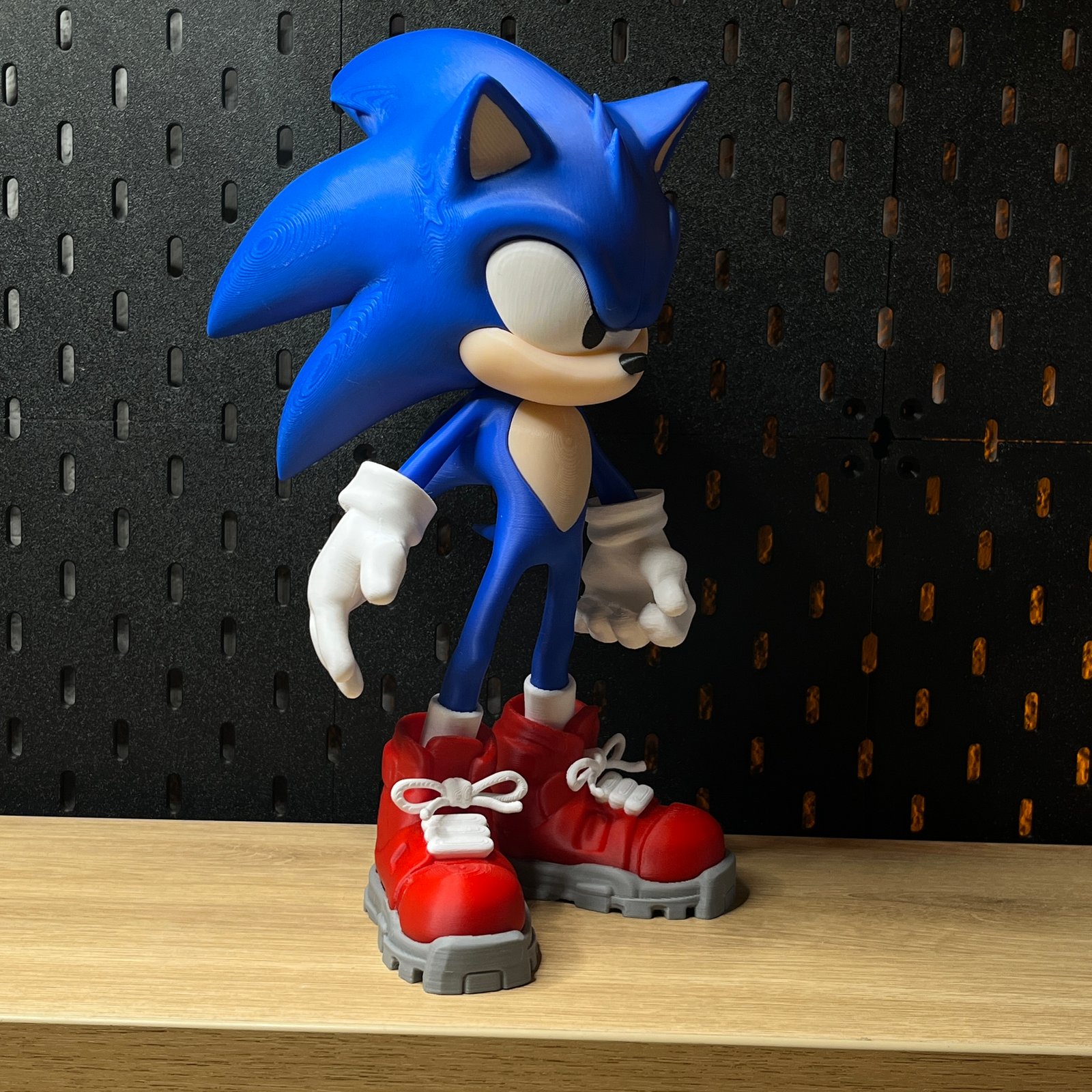 Sonic The Hedgehog – Modelo 3D Multi-Peças Para Impressão Fdm (Encaixe Fácil / Sem Pintura)