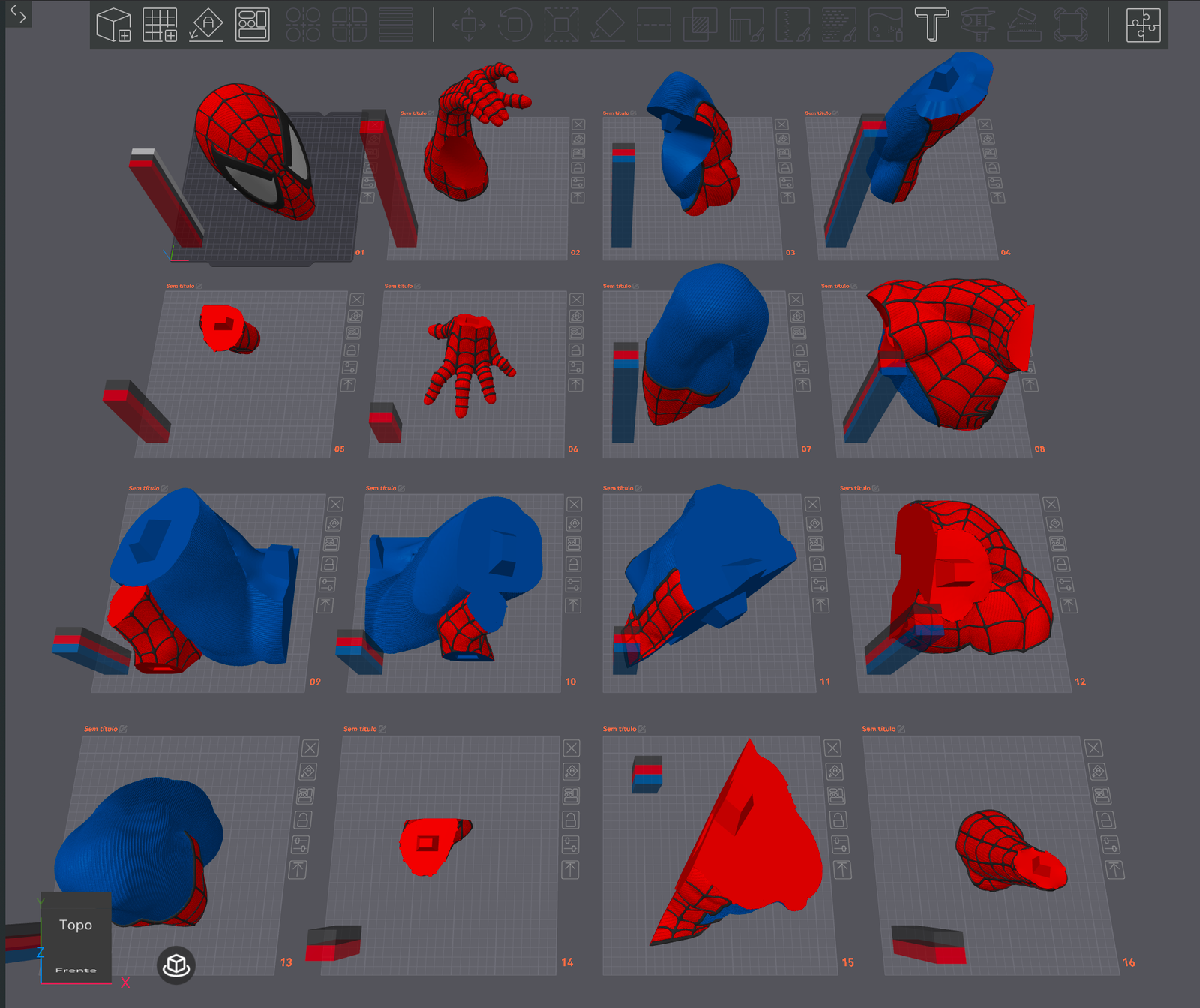 Poster 3D Homen Aranha 1,5Mt