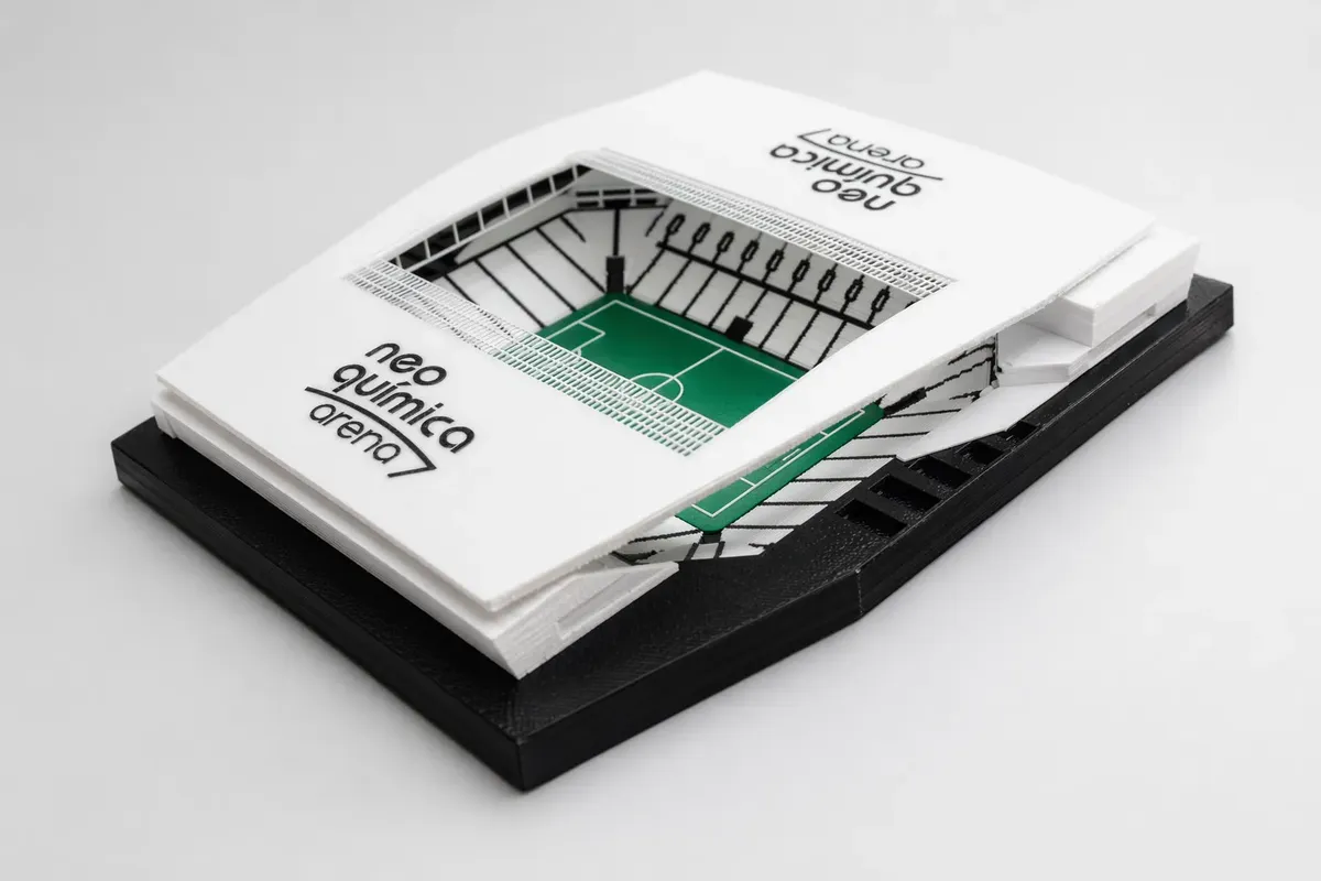 ⚫⚪ Neo Química Arena | Estádio Em Miniatura