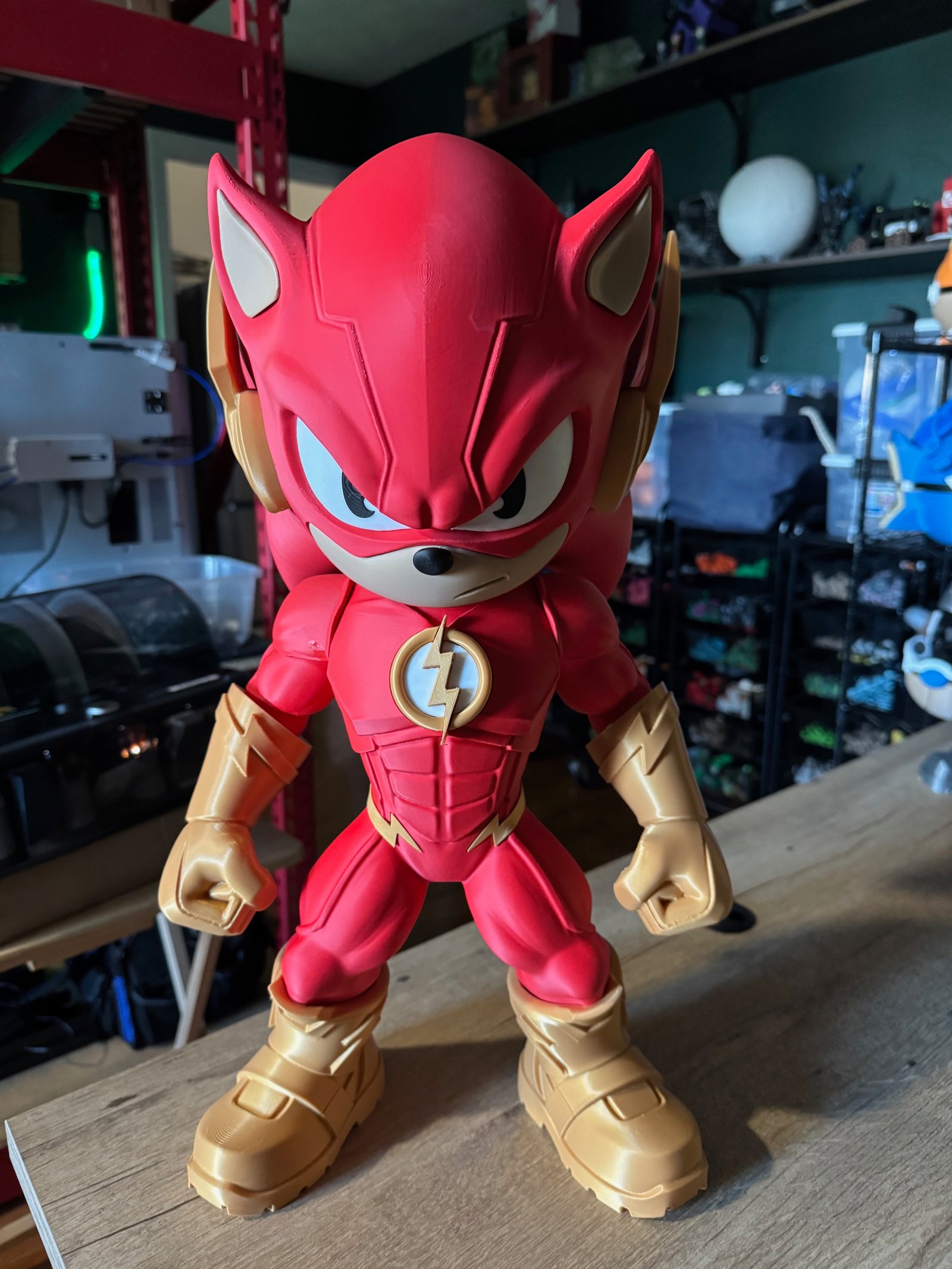 Sonic Da Força Da Velocidade - Arte De Fã De Sonic X Flash (Sem Ams - Multipartes/3Mf)