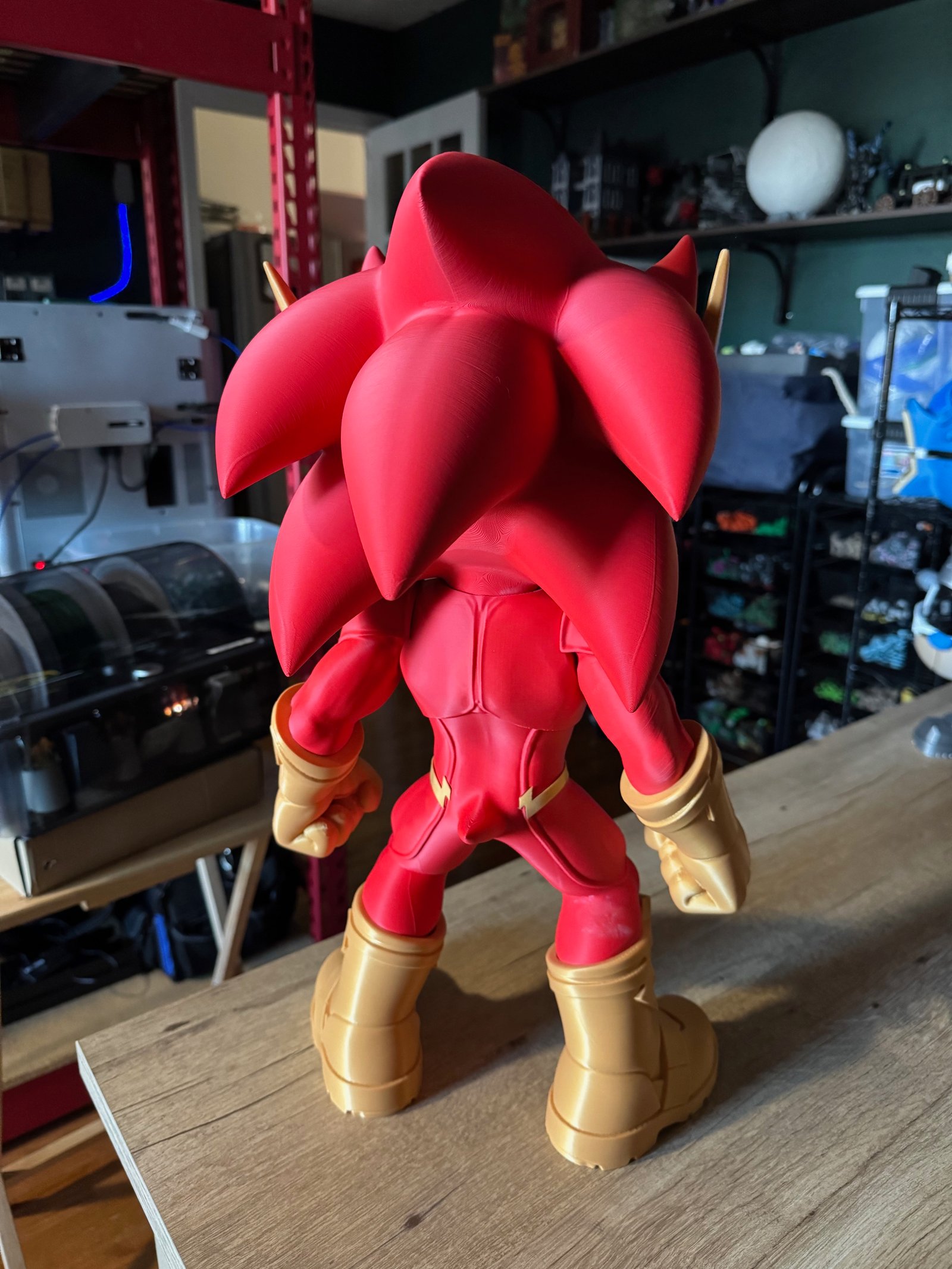 Sonic Da Força Da Velocidade - Arte De Fã De Sonic X Flash (Sem Ams - Multipartes/3Mf)