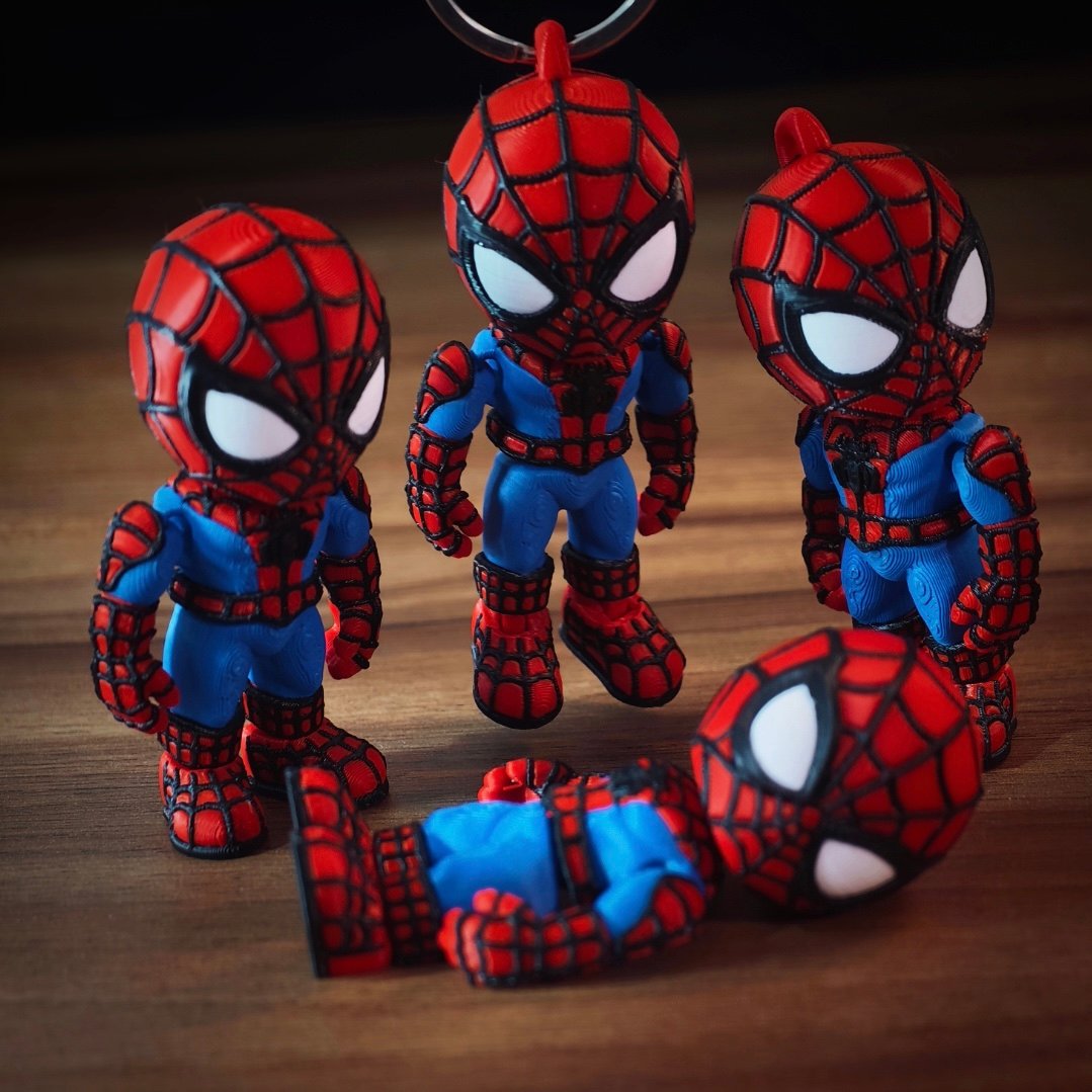 Homem Aranha Articulado + Versão Chaveiro