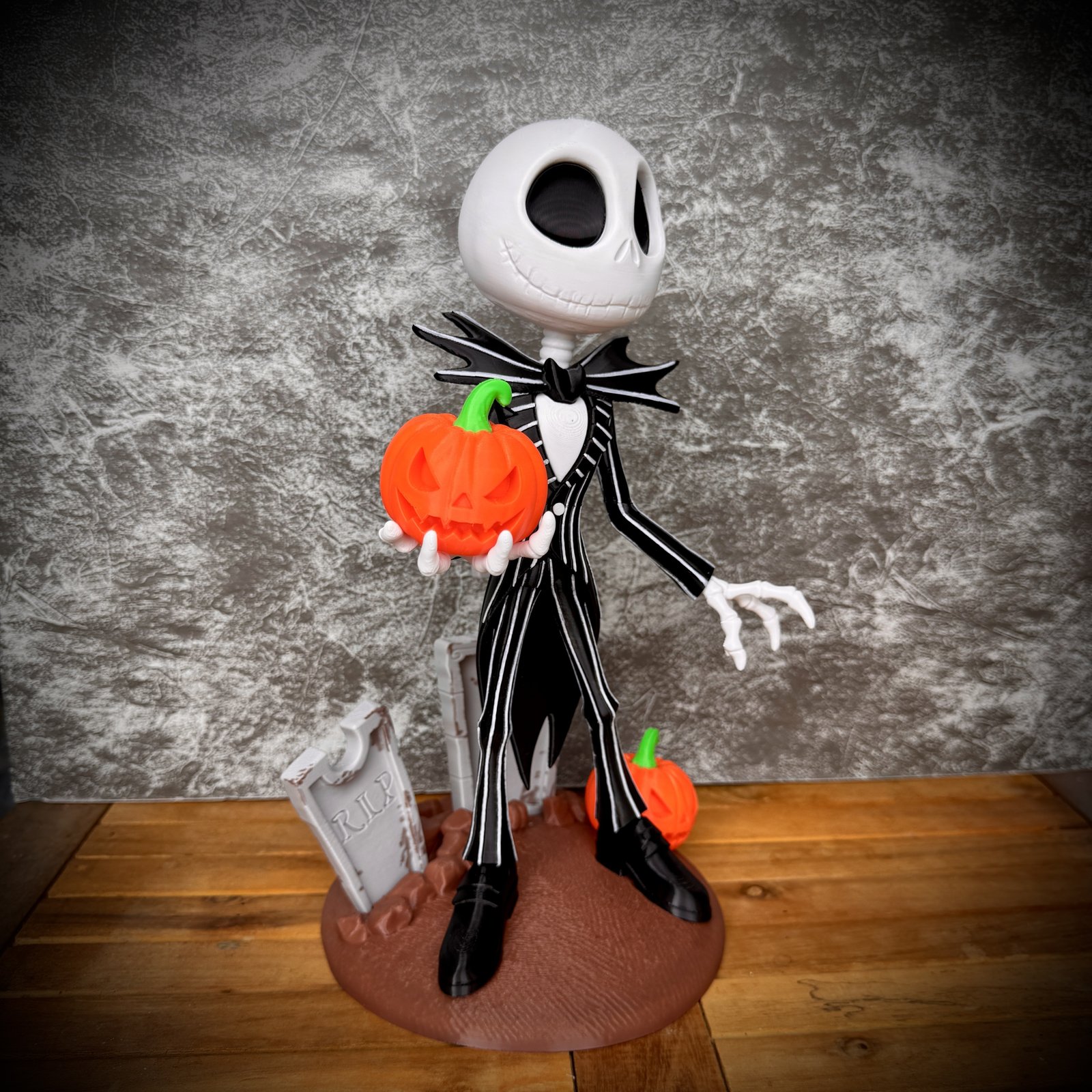 Arte De Fã Do Jack Skellington (Sem Ams-Multiparts/3Mf)