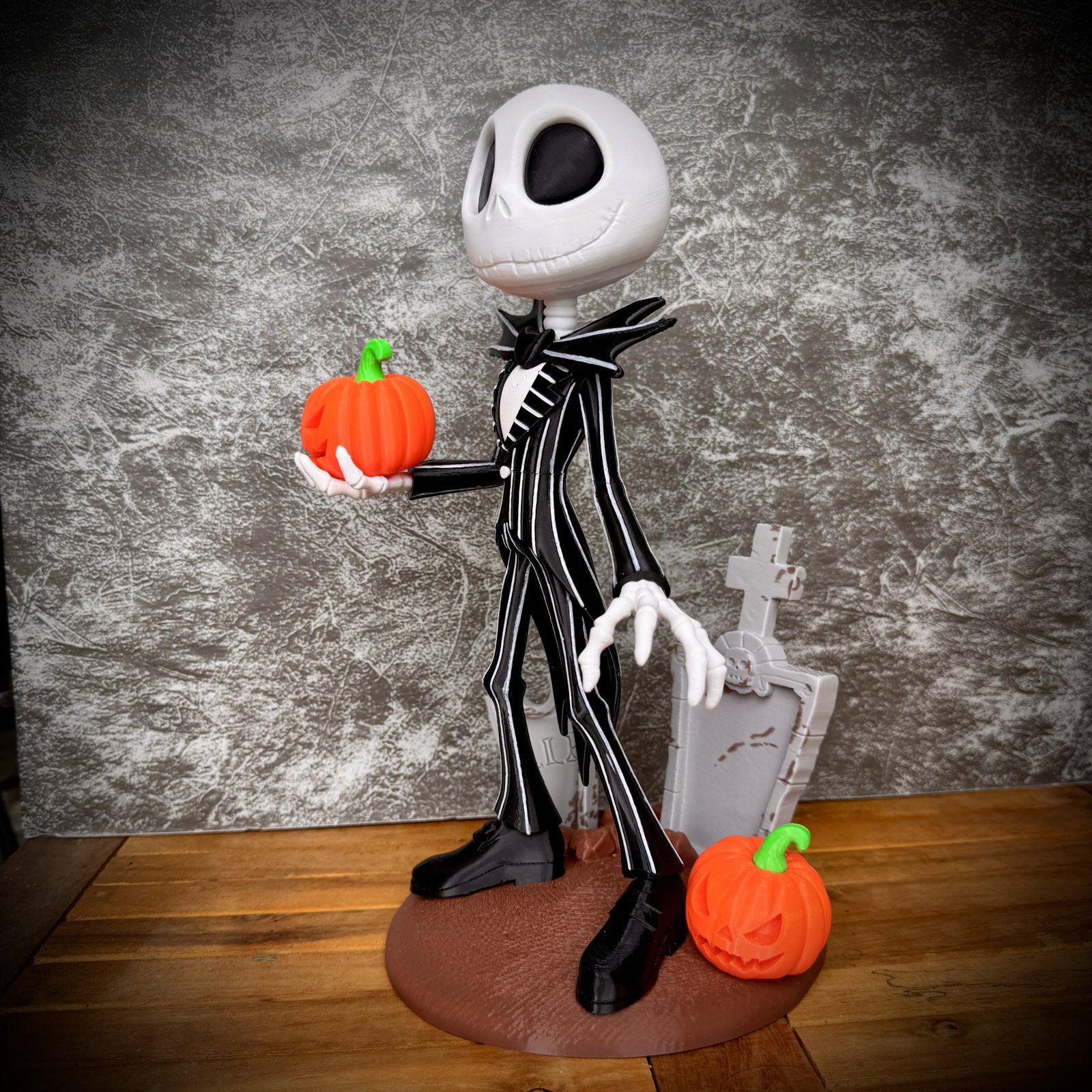 Arte De Fã Do Jack Skellington (Sem Ams-Multiparts/3Mf)