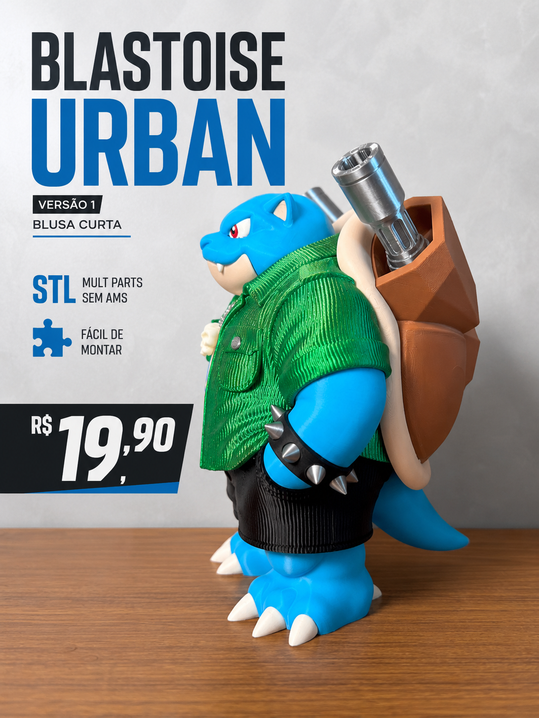 Blastoise Versão Urban 1