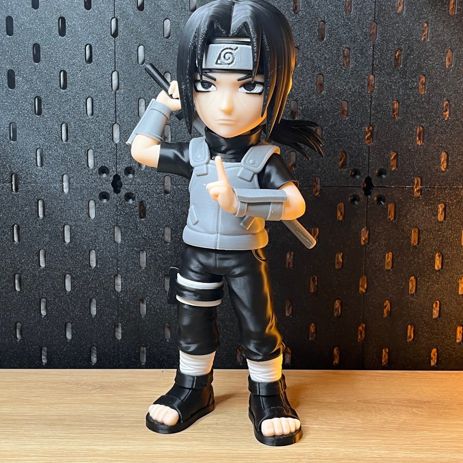 Itachi Uchiha Anbu (Naruto) – Modelo 3D Multi-Peças Para Impressão Fdm (Montagem Por Encaixe / Sem Pintura)
